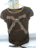 Коричневая модная блузочка - <ro>Изображение</ro><ru>Изображение</ru> #1, <ru>Объявление</ru> #1092197