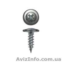 Саморез с прессшайбой острый цинк 4,2х14мм - <ro>Изображение</ro><ru>Изображение</ru> #1, <ru>Объявление</ru> #1269785