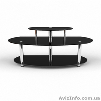 Элегантная стеклянная тумбочка "Орбит" - <ro>Изображение</ro><ru>Изображение</ru> #2, <ru>Объявление</ru> #1376083