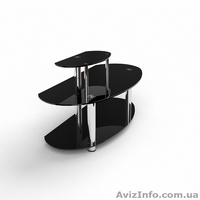 Элегантная стеклянная тумбочка "Орбит" - <ro>Изображение</ro><ru>Изображение</ru> #3, <ru>Объявление</ru> #1376083