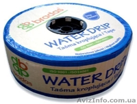 Капельна cтрічка від 50м крок 10 20 30см  Капельная лента 6-8mil фітінги - <ro>Изображение</ro><ru>Изображение</ru> #8, <ru>Объявление</ru> #1516638