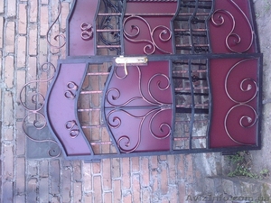 ворота c калиткой окованные с завесами и врезным замком - <ro>Изображение</ro><ru>Изображение</ru> #3, <ru>Объявление</ru> #381535