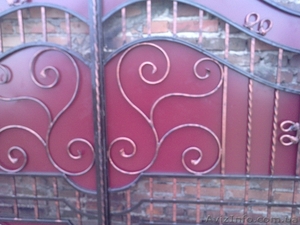 ворота c калиткой окованные с завесами и врезным замком - <ro>Изображение</ro><ru>Изображение</ru> #5, <ru>Объявление</ru> #381535