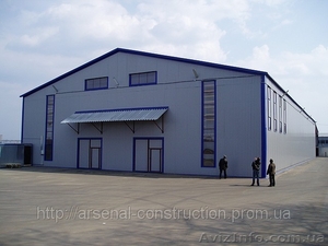 Производство и монтаж складов, ангаров, зернохранилищ, ЛСТК