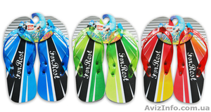 Оптом удобная,  модная обувь,  шлепанцы,  вьетнамки,  пляжная обувь ТМ Kito,  4Rest