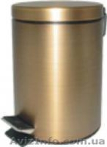 T-Y0106C Корзина нерж.матов.(медь) 7л с педалью 