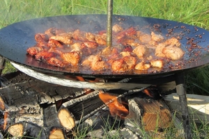 сковорода гриль с диска бороны