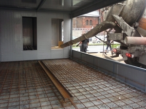 Заливка бетонных полов в помещениях под склады,  автосервисы,  автомойки.