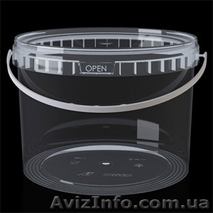 Ведро полипропиленовое для пищевой, химической промышленности на 3, 4л