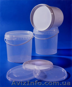 Ведра пластиковые пищевые,  на 2, 2л