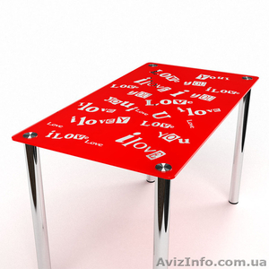 Стеклянный обеденный стол "Мия" - <ro>Изображение</ro><ru>Изображение</ru> #1, <ru>Объявление</ru> #1376086