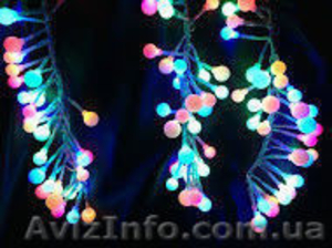 Новогодняя led-гирлянда, свечение мультиколор, 3*0.3 м, 512 светодиодов - <ro>Изображение</ro><ru>Изображение</ru> #1, <ru>Объявление</ru> #1493571