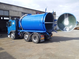 Асенізаторна вакуумна цистерна для спецавтомобілів