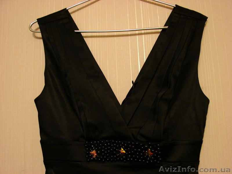 Продам коктельное платье черное атласное - <ro>Изображение</ro><ru>Изображение</ru> #4, <ru>Объявление</ru> #980035