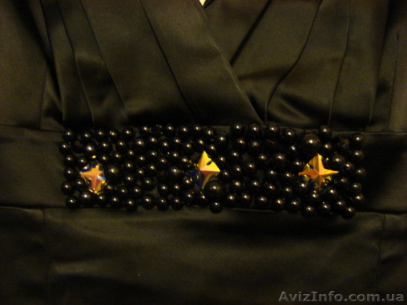 Продам коктельное платье черное атласное - <ro>Изображение</ro><ru>Изображение</ru> #3, <ru>Объявление</ru> #980035