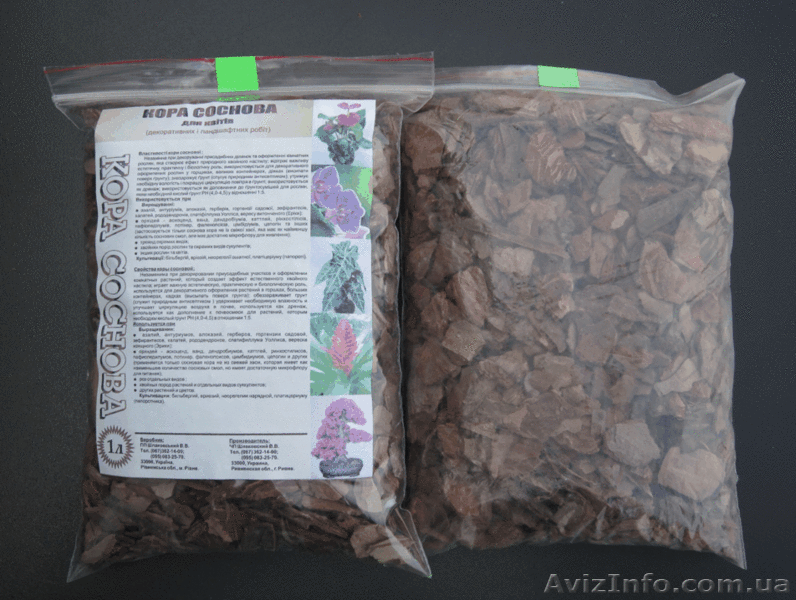 Кора сосновая для цветов 1л - <ro>Изображение</ro><ru>Изображение</ru> #1, <ru>Объявление</ru> #1238823