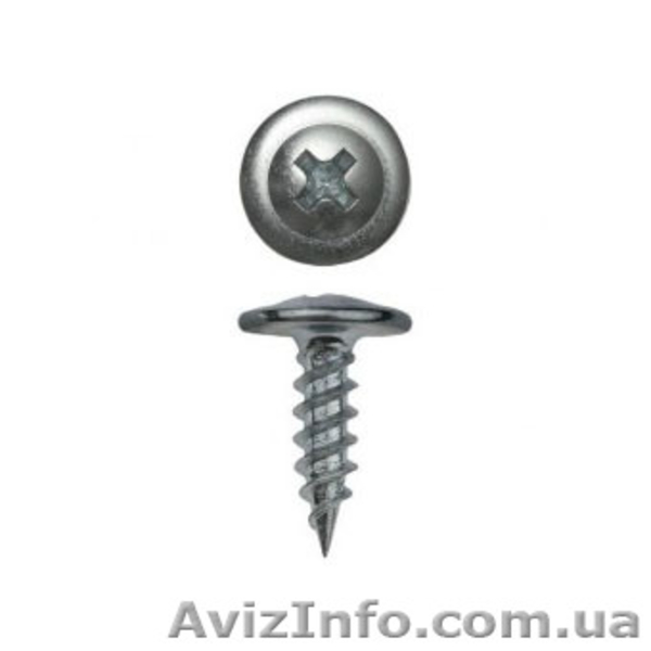 Саморез с прессшайбой острый цинк 4,2х14мм - <ro>Изображение</ro><ru>Изображение</ru> #1, <ru>Объявление</ru> #1269785