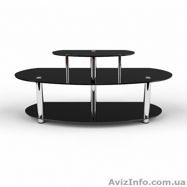 Элегантная стеклянная тумбочка "Орбит" - <ro>Изображение</ro><ru>Изображение</ru> #2, <ru>Объявление</ru> #1376083