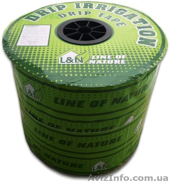 Капельна cтрічка від 50м крок 10 20 30см  Капельная лента 6-8mil фітінги - <ro>Изображение</ro><ru>Изображение</ru> #1, <ru>Объявление</ru> #1516638