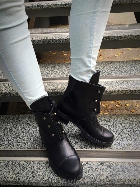 Ботинки демисезонные болты. Натуральная кожа. Доставка по Украине - <ro>Изображение</ro><ru>Изображение</ru> #4, <ru>Объявление</ru> #1532392