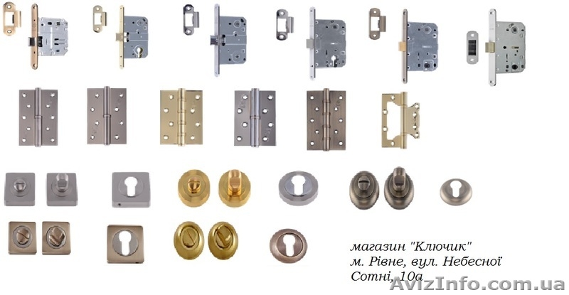 Дверні ручки, механізми, петлі, закки врізні, накладні - <ro>Изображение</ro><ru>Изображение</ru> #2, <ru>Объявление</ru> #1572305