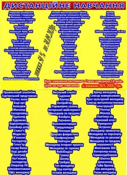 Курси маляр, візажа, арматурник, плиточник, шугарінг, слюсар - <ro>Изображение</ro><ru>Изображение</ru> #1, <ru>Объявление</ru> #1692021