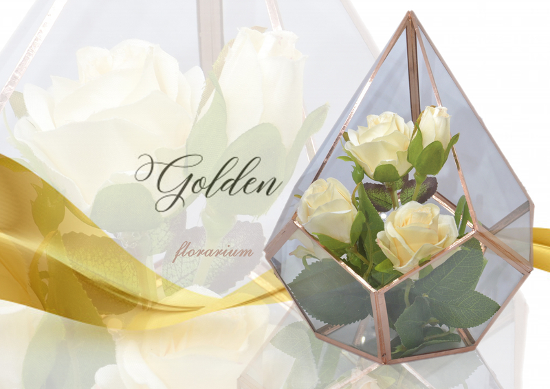 Золотой флорариум! Изысканный подарок на 8 Марта! Хит. - <ro>Изображение</ro><ru>Изображение</ru> #2, <ru>Объявление</ru> #1704028